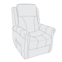 Aspire Raphael CUSTOM Quattro Powerlift Recline Chair - Micro Suede 