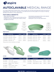 Aspire Autoclavable Medical Range
