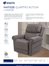 Aspire Matisse Lift Recline Chair Flyer