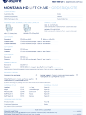 Aspire Montana HD Script Form