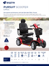 Aspire Pursuit Mobility Scooter Flyer