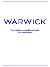 Care Instructions - Eastwood Micro Suede