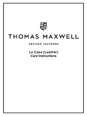 Care Instructions - La Casa Leather