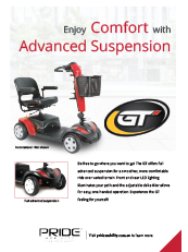 Pride GT Scooter Flyer