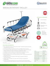 Malvestio Brera RX Patient Trolley Flyer
